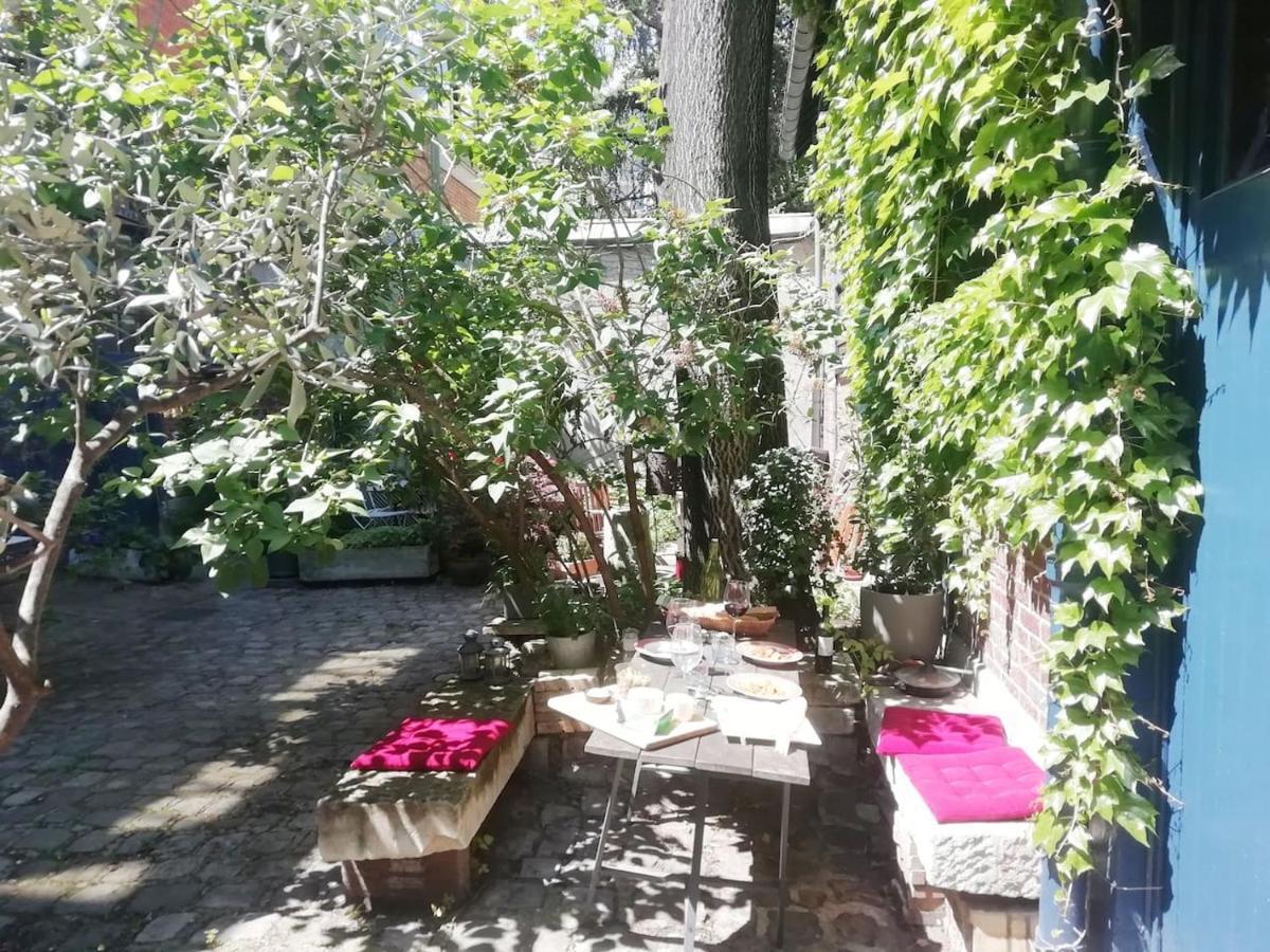 Atelier D'Artiste - Loft With Garden Center Of Paris Villa Exterior foto